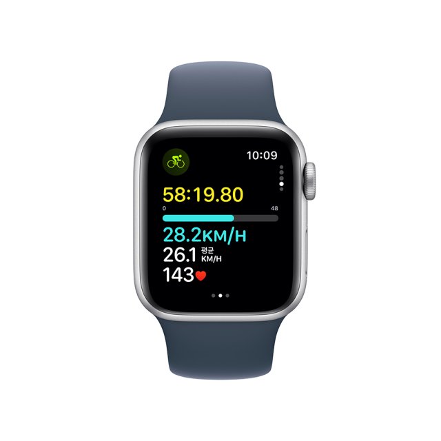 Apple 워치 SE 2세대 2023년형 GPS 40mm (실버 알루미늄)